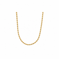 Halskette Edelstahl 18K vergoldet „Woven Light"
